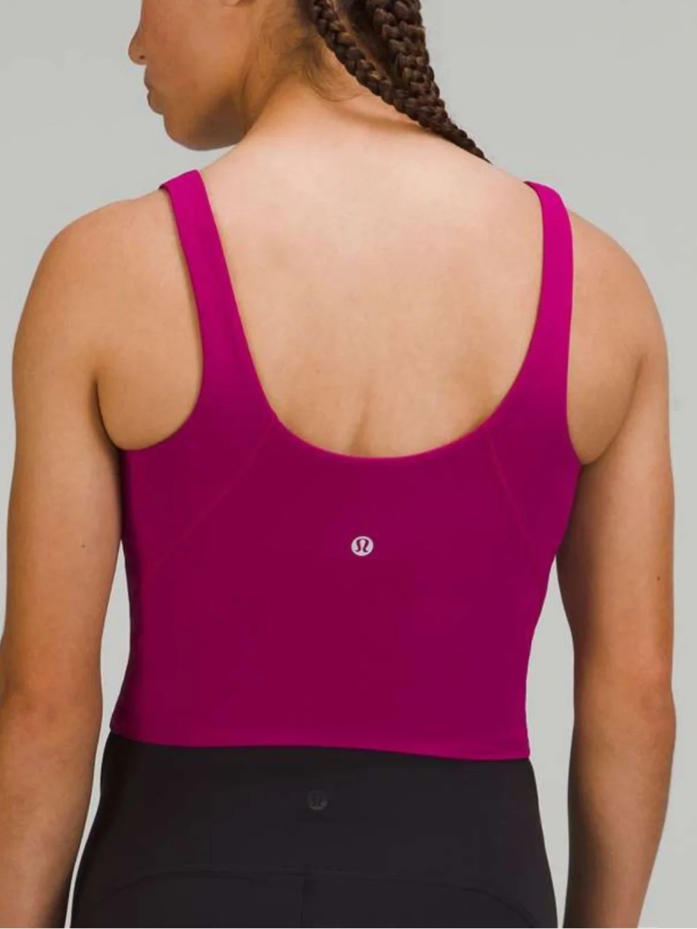 Lululemon Align Tank Top sports bra Magenta Purple berry cropped